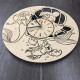 Children's wall clock "The Little Mermaid"