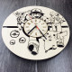 Wall clock with a fun Pokemon design