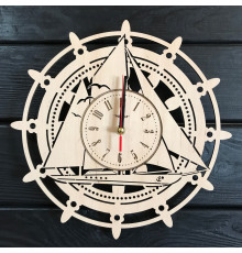 Wooden wall clock 