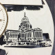 Zegar ścienny wewnętrzny "Milwaukee, Wisconsin"