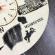 Zegar ścienny wewnętrzny "Milwaukee, Wisconsin"