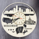 Zegar ścienny wewnętrzny "Milwaukee, Wisconsin"