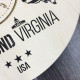 Zegar ścienny wewnętrzny "Richmond, Wirginia"
