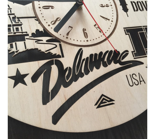 Zegar ścienny „Trust, Delaware”
