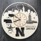 Designerski zegar ścienny „Lincoln, Nebraska”