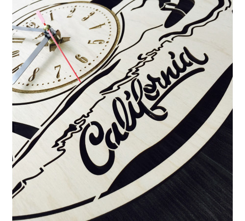 Zegar ścienny wewnętrzny "Kalifornia"