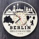 Duży zegar ścienny wewnętrzny "Berlin"