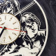 Koncepcyjny zegar ścienny z drewna Star Wars