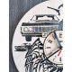 Designerski zegar drewniany "Supernatural"