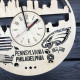 Zegar ścienny designerski z Filadelfii w Pensylwanii