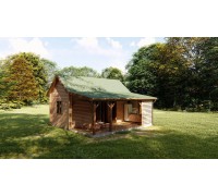 Dom szkieletowo-płycinowy - bungalow 43,75 m2