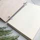 Книга для записи кулинарных рецептов в деревянной обложке