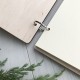 Книга для записи кулинарных рецептов в деревянной обложке