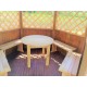 Альтанка шестигранна дерев'яна 5,8 м2 від виробника Wood Gazebo 009