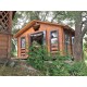 Беседка деревянная из профилированного бруса 12 м2 от производителя Log Cabin 000