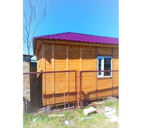 Деревянный каркасно-щитовой дом 33 м2 Деревянный каркасно-щитовой дом 33 м2