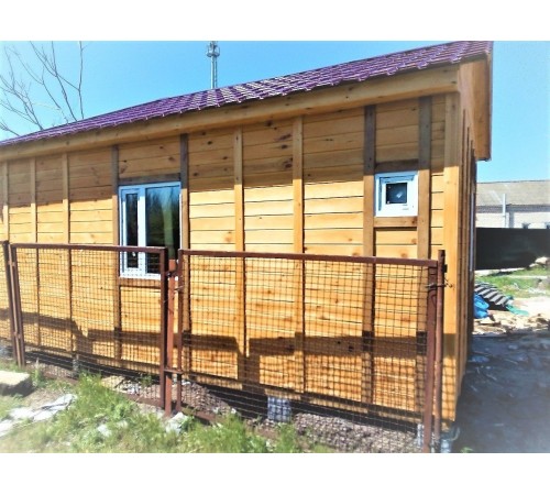 Деревянный каркасно-щитовой дом 33 м2 Деревянный каркасно-щитовой дом 33 м2