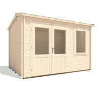 Garden house made of profiled timber 3.5x2.5 m