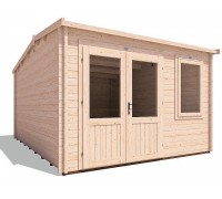 Садовый домик из профилированного бруса 3.5х4.5 м