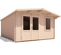 Garden house made of profiled timber 4x5 m