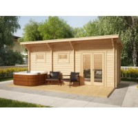 Модульний садовий будиночок 6,0x2,0м Gartenhäuser-61