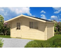 Wooden house made of profiled timber 5x3.