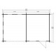 Модульный садовый домик 6,0x3,0м Gartenhäuser-60