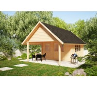 Модульный садовый домик 4,0x4,0м Gartenhäuser-62