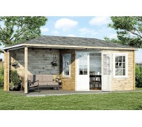 Holzpavillon aus Profilholz, 3x6 m. Preis vom Hersteller.