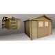 Модульный садовый домик 3,0x2,4м Gartenhäuser-57