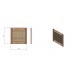 Дверца жалюзионная WoodTechnic 395*494