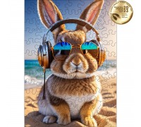 Дерев'яний дитячий пазл Зайчик Дерев'яний дитячий пазл Зайчик