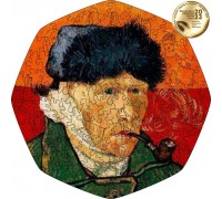Drewniana układanka Autoportret (Vincent van Gogh) L
