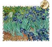 Wooden Puzzle Irises (Vincent Van Gogh) XL