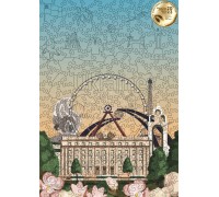 Фігурний дерев'яний пазл Харків XL