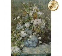 Класичний дерев'яний пазл Весняний букет (Ренуар) XL