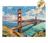 Holzpuzzle Golden Gate Bridge (USA) L