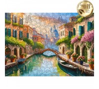 Venedig L-förmiges Holzpuzzle