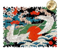 Дерев'яний пазл Журавлі L