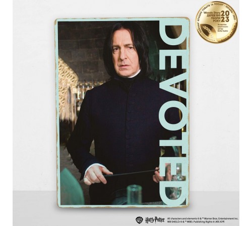 Деревянный постер Гарри Поттер Северус Снейп (Devoted) А2 Деревянный постер Гарри Поттер Северус Снейп (Devoted) А2
