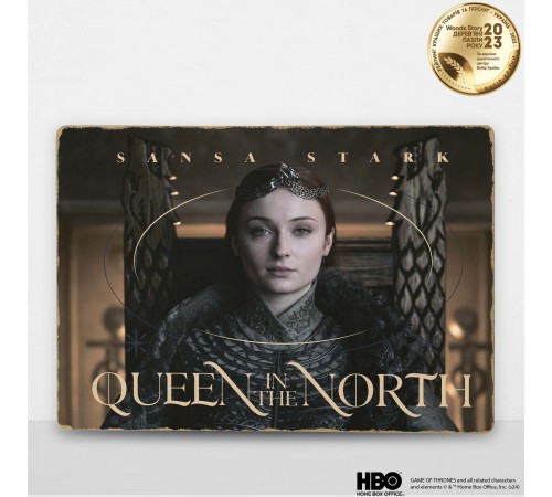 Дерев'яний постер Гра Престолів Sansa Stark™ А4 Дерев'яний постер Гра Престолів Sansa Stark™ А4