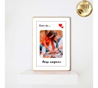 Wooden poster 