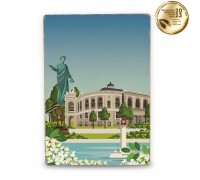 Drewniany plakat Odessa A2