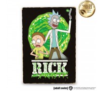 Rick and Morty Holzposter A2