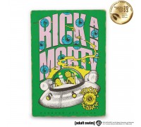Rick and Morty Wooden Poster Focus Science A3