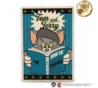 Деревянный постер Том и Джерри Книга дружбы А2