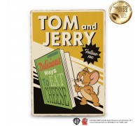 Wooden poster Tom and Jerry Cheese Recipes A2