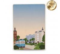 Wooden Poster Vinnytsia A4
