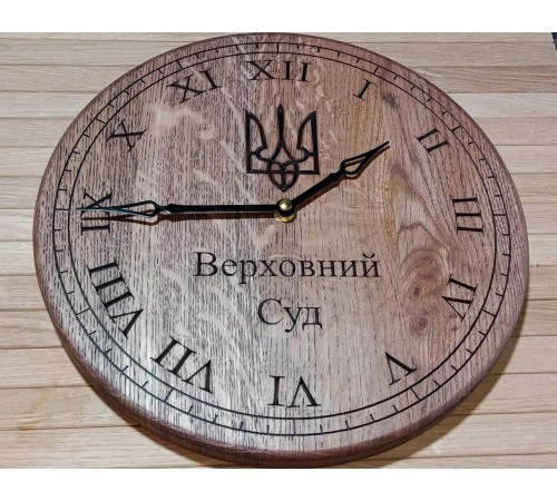 Настенные времена из дерева.