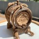 Бочка дубовая 3л old (под старину) + ручка (от 200грн) + гравировка (от 300грн)
